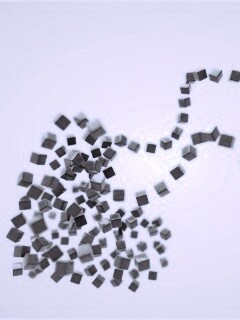 Сердце из кубиков обои