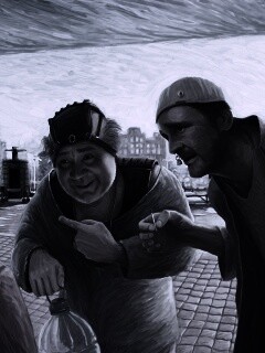 Арт пародия на Кин Дза Дзу обои