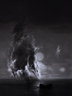 Призрачный парусник обои