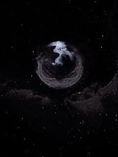 Firefox в космосе обои