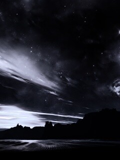 Ночное звездное небо обои