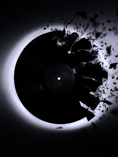 Разрывающийся винил обои