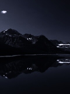 Синее горное озеро обои