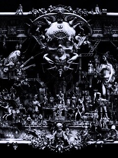 Адская скульптура обои