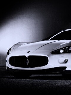 Белый Мазерати обои
