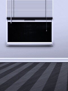 Полосатый пол и стечатое окно обои