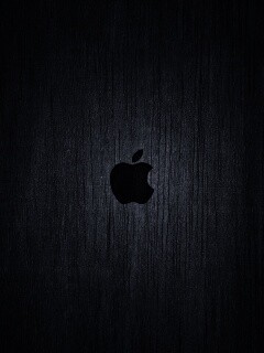 Логотип Apple на доске обои