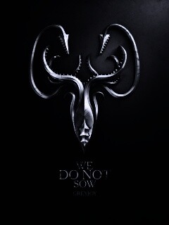 Металлический герб дома Грейджой обои