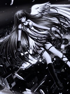 Неопознанная девушка из аниме обои