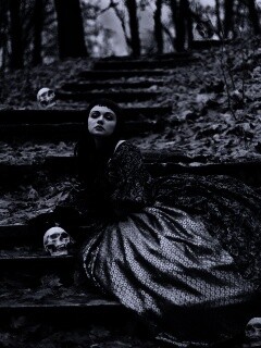 Среди черепов обои