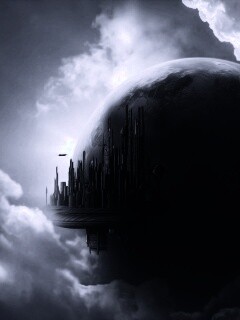 Небесный город обои