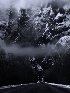 Дорога к скале обои