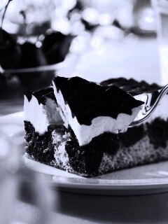 Вишневое пирожное обои