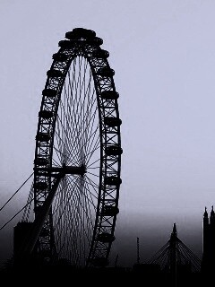 Силуэт Лондона обои