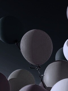 Разноцветные воздушные шарики обои