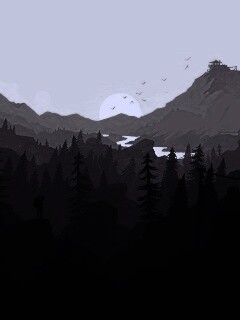 Красный Firewatch обои