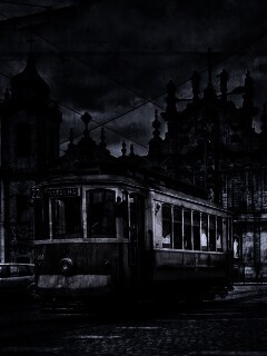 Старинный трамвай обои