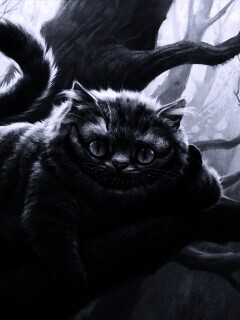 Чеширский кот обои