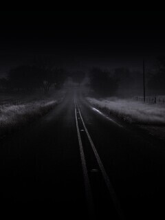 Туманная дорога обои