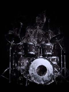 Огненный барабанщик обои