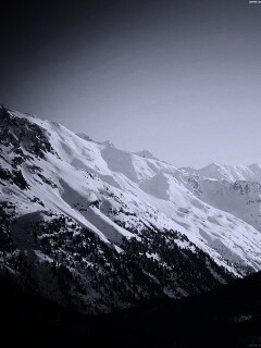 Горные вершины зимой обои