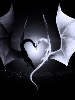 Влюбленные драконы обои