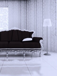 Диван в стиле ампир обои