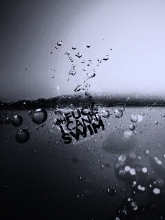 О чёрт, я не умею плавать! обои