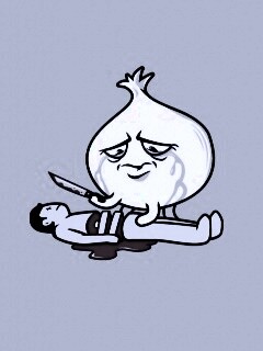 У лука щиплет глаза обои