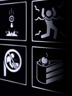 предупреждения Portal обои
