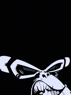 Злая обезьяна обои