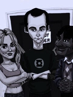 Теория большого взрыва (рисунок) обои