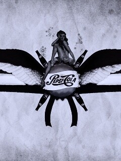 Пепси-Кола в стиле ретро обои