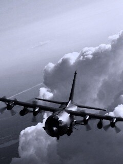 Самолет АС-130 обои