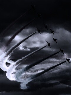 Радужная авиация обои