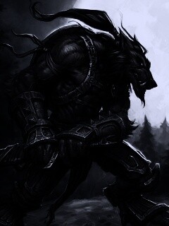 Волк оборотень обои