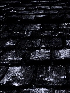 Деревянная крыша обои