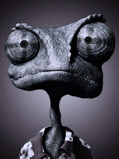 Ранго на красном фоне обои