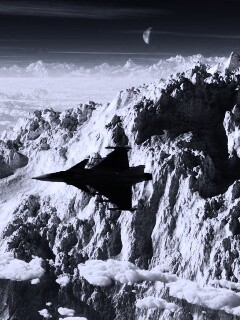 Самолёты в горах обои