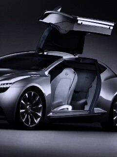 Buick Riviera с распахнутой дверцей обои