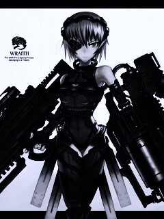 Девушка с оружием обои