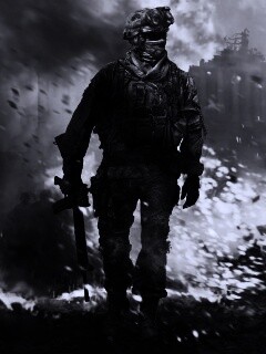 Солдат из modern warfare 2 обои