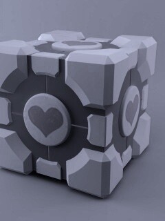 Взвешенный куб-компаньон обои