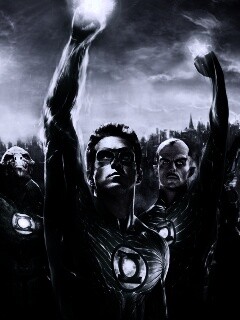 Зеленый фонарь обои