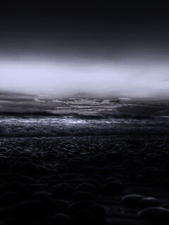 Каменистый пляж обои