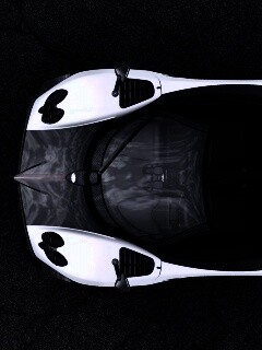 Пагани Зонда вид сверху обои