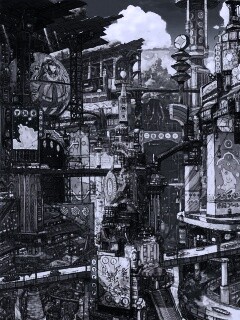 Город будущего обои