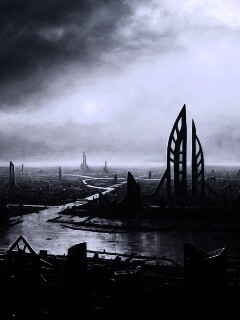 Прекрасный город будущего обои