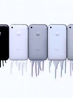iPhone в разных цветах обои