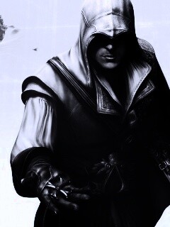 Ассасин с крестом обои
